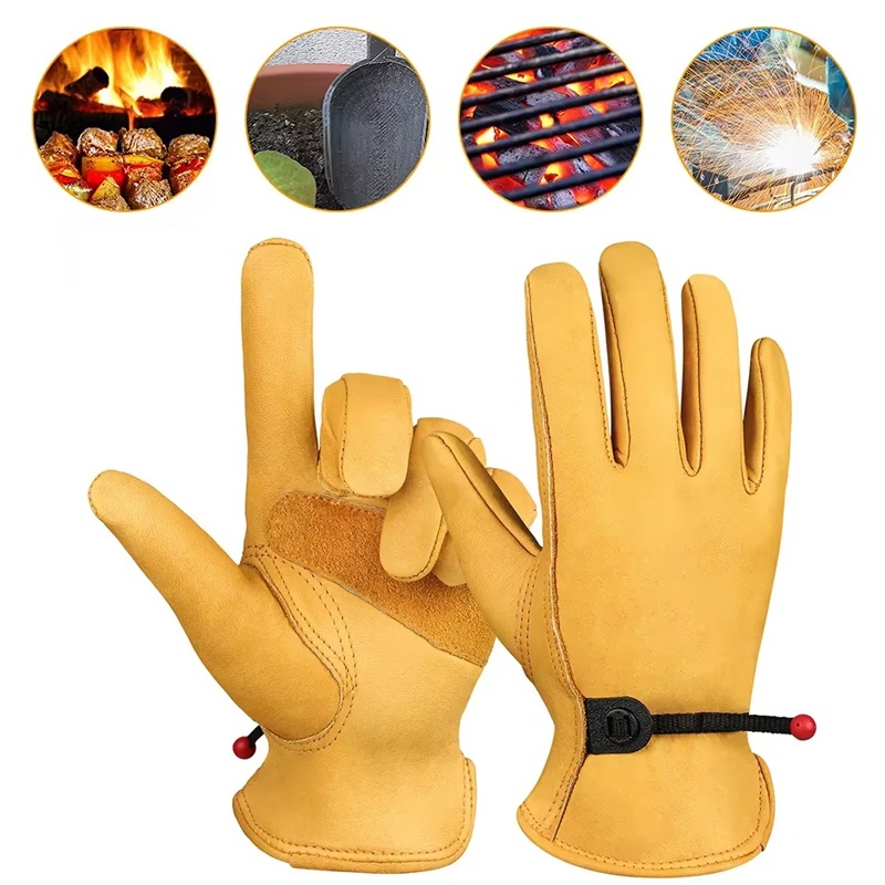 Leather Driving Glove - 가죽 장갑 남성 작업용 장갑 부드러운