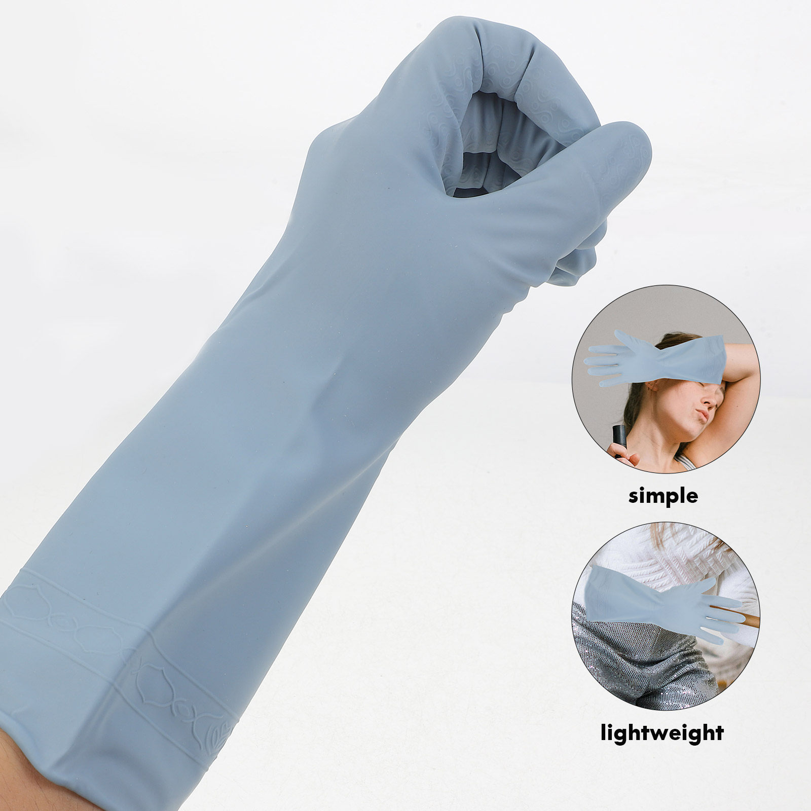3쌍 방수 고무 주방 설거지 장갑 재사용 가능한 긴 커 - Dish Glove Rubber 리뷰 및 가격