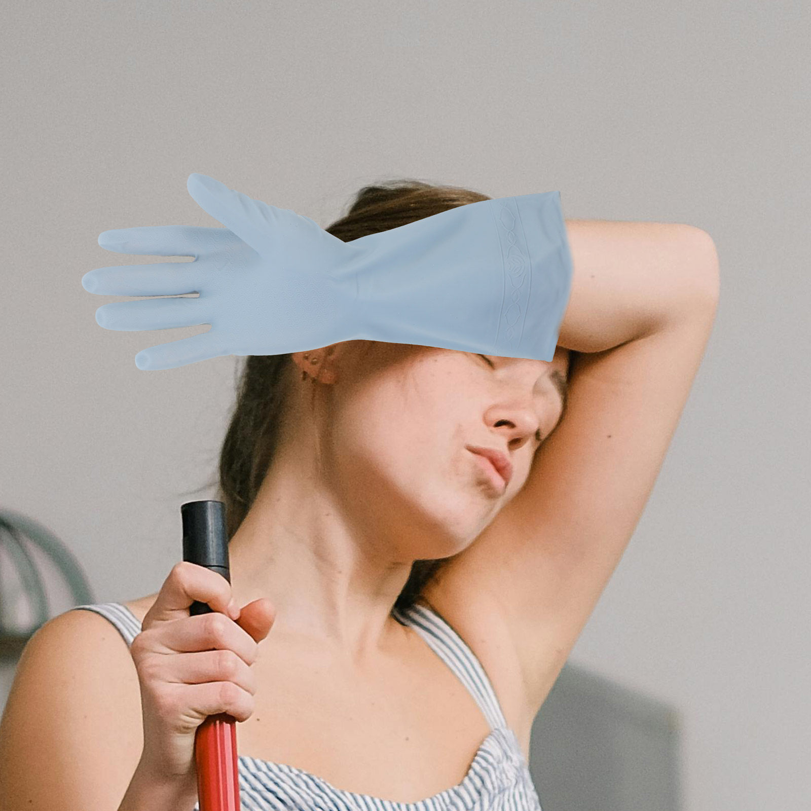 3쌍 방수 고무 주방 설거지 장갑 재사용 가능한 긴 커 - Dish Glove Rubber 리뷰 및 가격