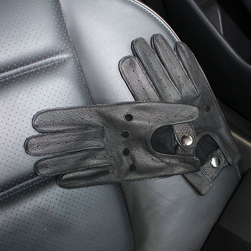 여름 운전 Deerskin 전체 손가락 가죽 장갑 남성 - Leather Driving Glove 리뷰 및 가격