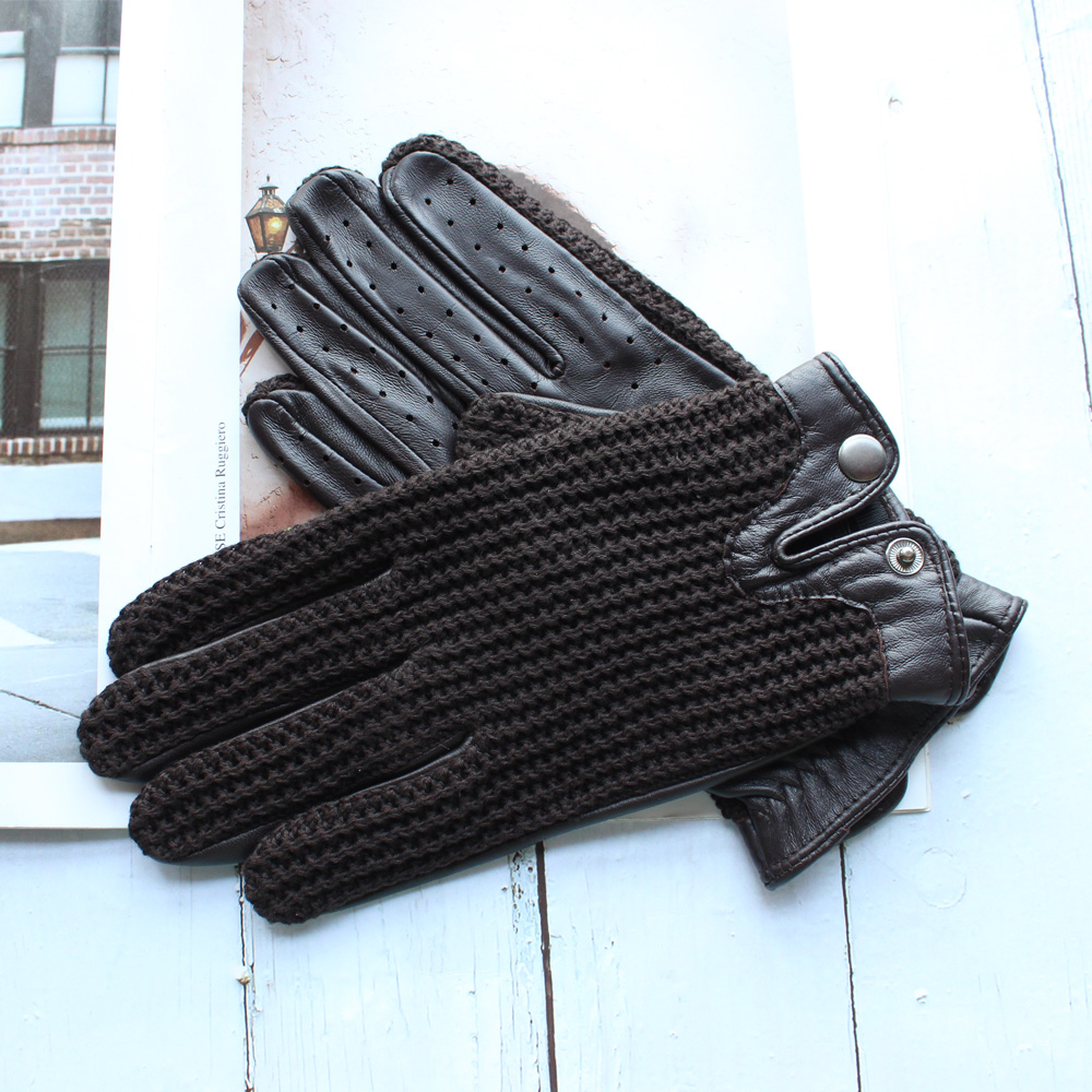 고품질 신상 가죽 남성용 운전용 논슬립 장갑 터치스크린 - Leather Driving Glove 리뷰 및 가격