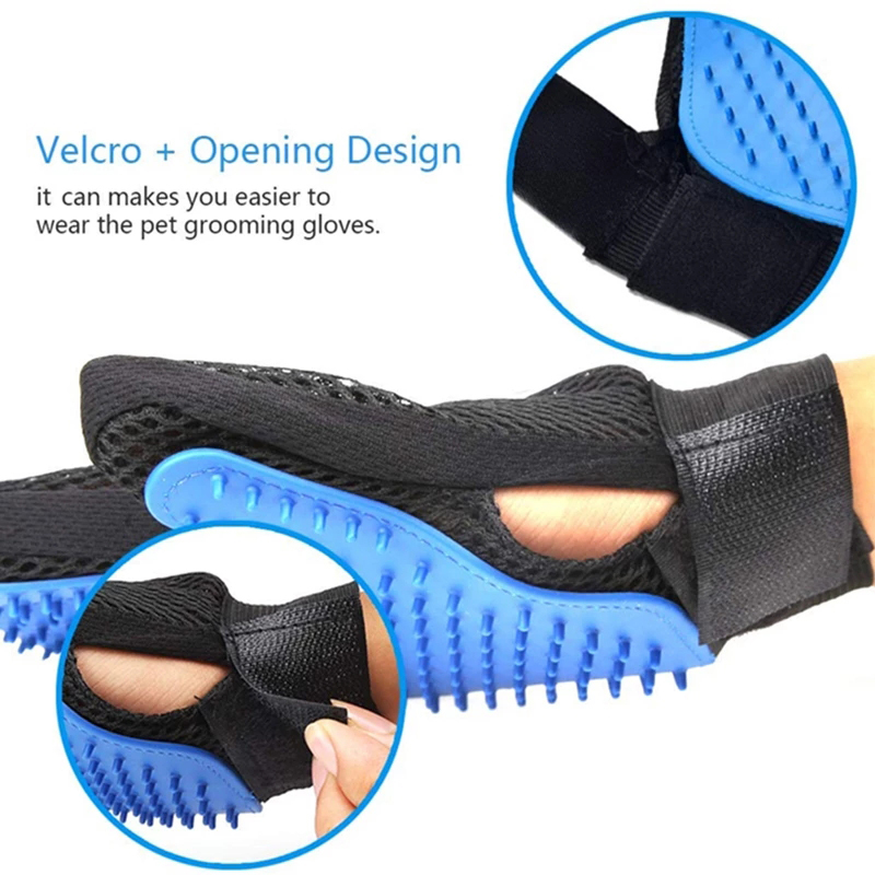 애완동물 그루밍 장갑 실리콘 브러시 마사지 탈모 방지  - Rubber Glove Cleaning 리뷰 및 가격