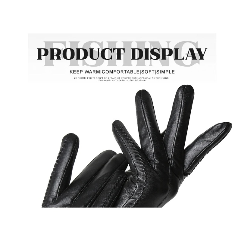 여성용 양가죽 장갑 겨울 따뜻한 플러스 벨벳 짧은 얇은 - Leather Driving Glove 리뷰 및 가격