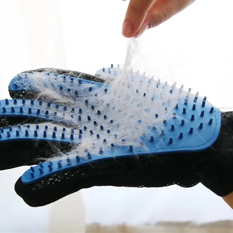 애완동물용 장갑 고양이 그루밍 장갑 고양이 털 제거 브 - Rubber Glove Cleaning 리뷰 및 가격